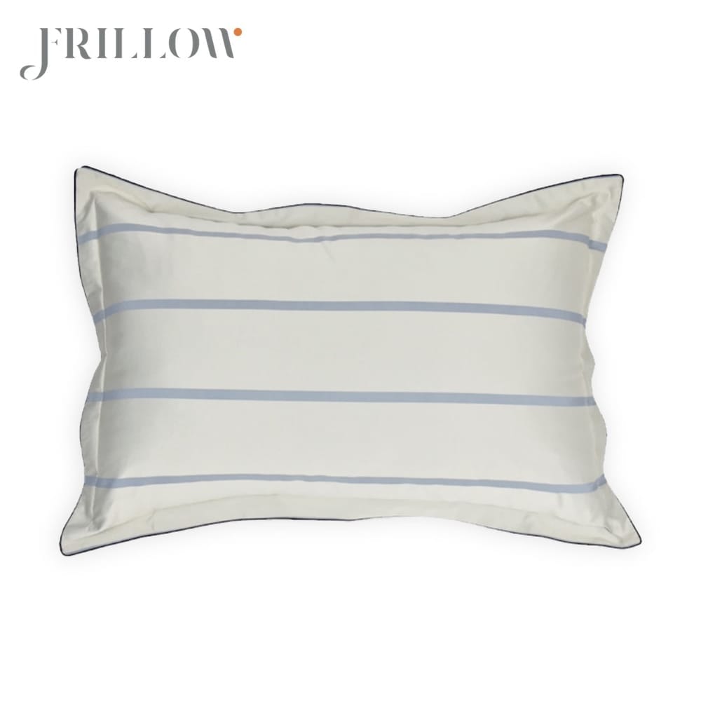 ชุดผ้าปูที่นอน 3.5 ฟุต 2 ชิ้น FRILLOW 800TC COTTON SILK สี WHITE DAWN คอลเลคชั่น PRESTIGE